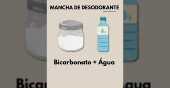 Ingredientes como bicarbonato, limão, vinagre e água oxigenada para remover manchas, por dicas.para.sua.casa.