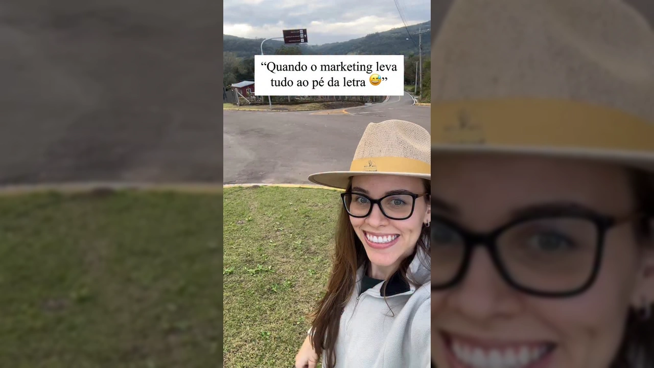 Luísa sorrindo no jardim de suculentas e cactos da Fazenda das Suculentas. Créditos: fazendadassuculentas / Instagram