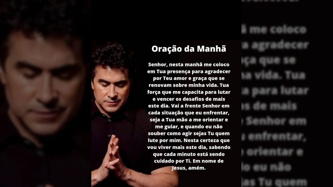 Imagem de um homem orando, representando a fé e a busca por orientação divina na Oração da Manhã do perfil Nossa Senhora Cuida de Mim no Instagram