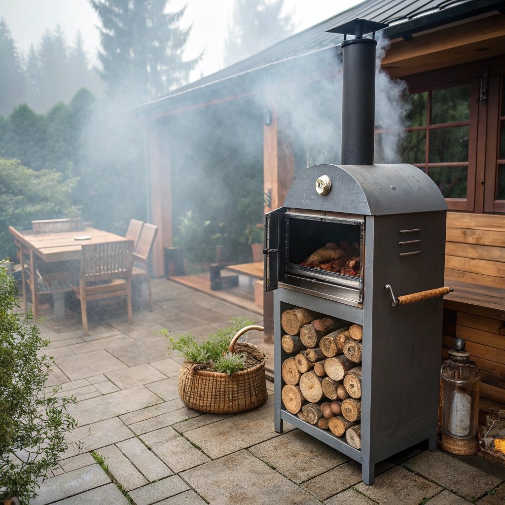 fogao a lenha com forno e churrasqueira