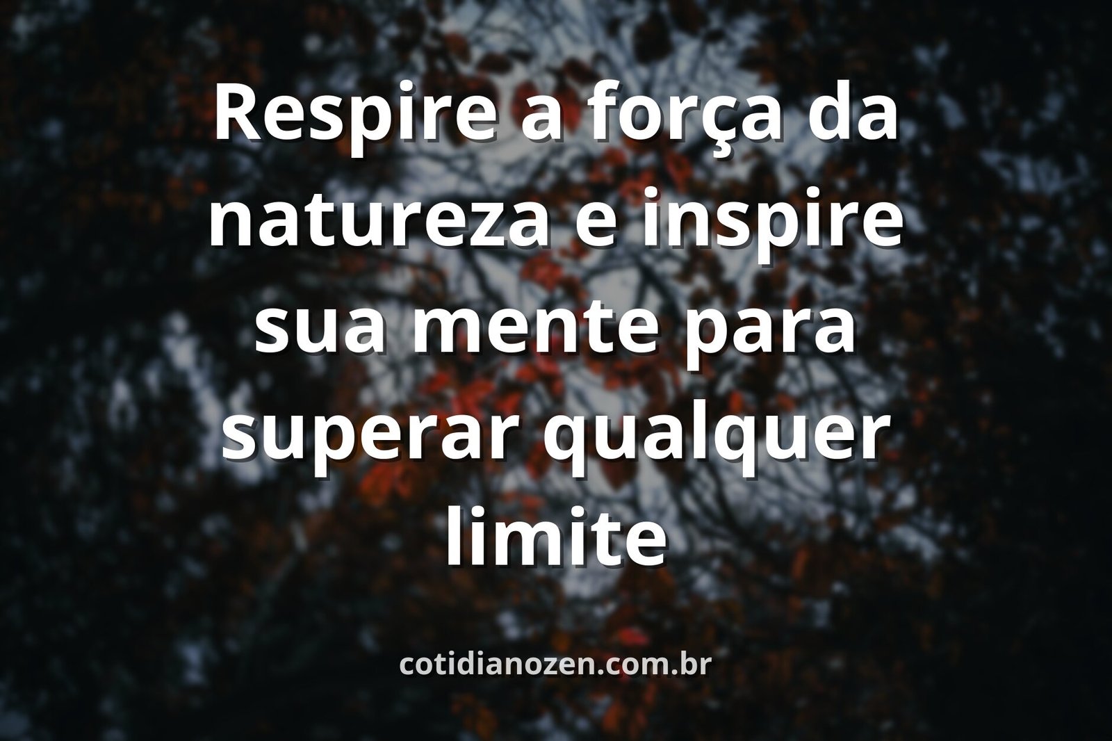 Paisagem serena com um lago cristalino refletindo o céu azul e nuvens, evocando um sentimento de paz e motivação interior.