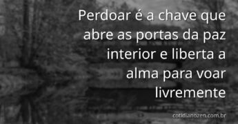 Céu vasto e azul refletido sobre a superfície calma de um lago, transmitindo a sensação de paz e liberdade que o perdão proporciona.