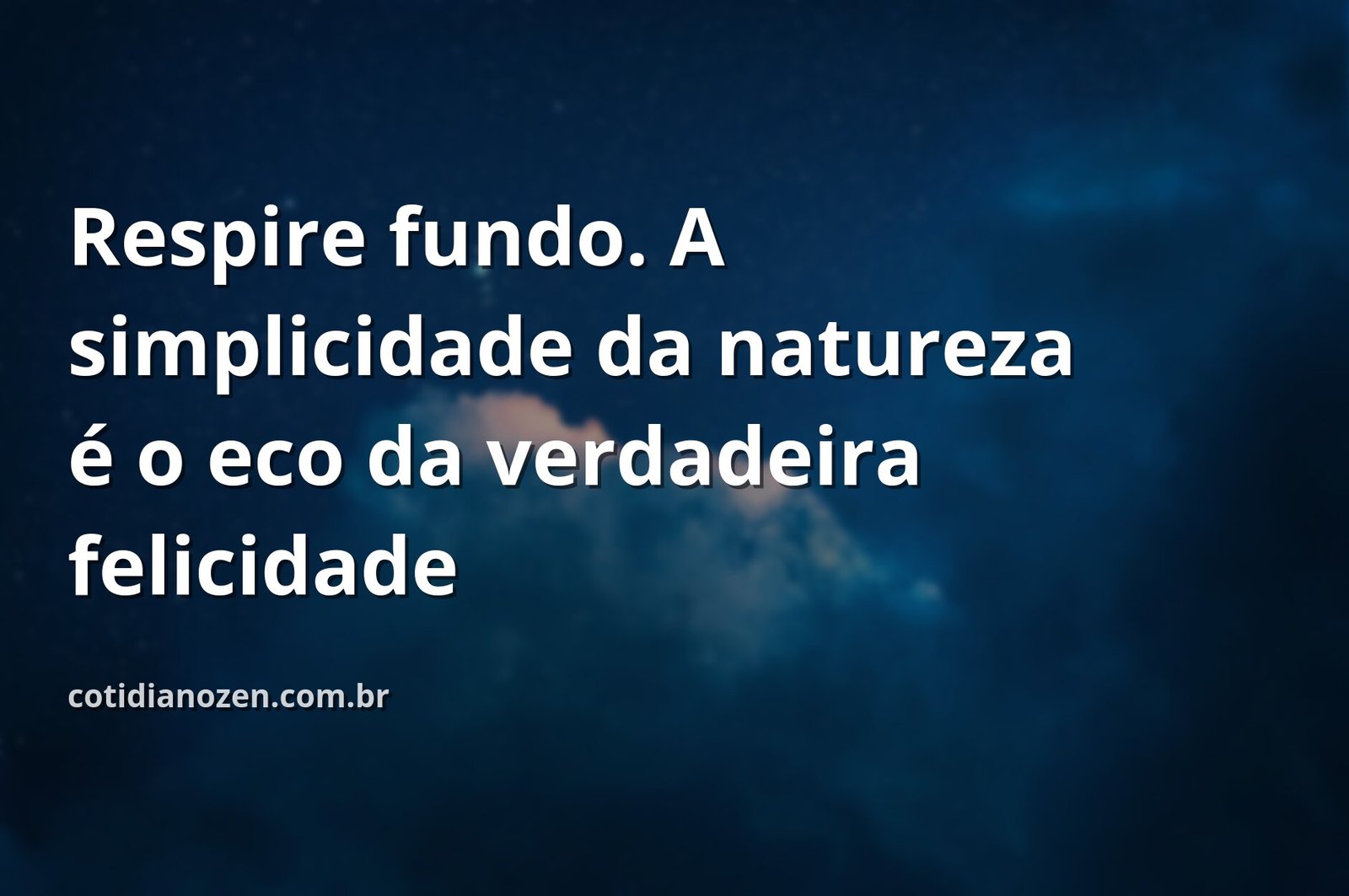 Paisagem serena com céu azul refletido na água calma de um lago, transmitindo uma profunda sensação de paz e alegria de viver.